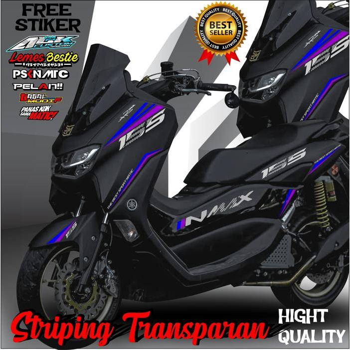 STIKER NMAX NEW STRIPING NMAX NEW 155 TRANSPARAN VARIAN WARNA