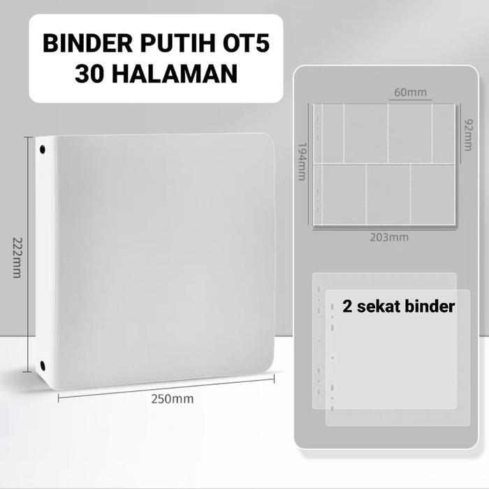 [ Ready Stock ] Ringnotes Binder Photocard Kpop ( Ot5 Ot6 Ot7 Ot8 Ot10 Ot13 / 5P 6P 7P 8P 10P 13P /