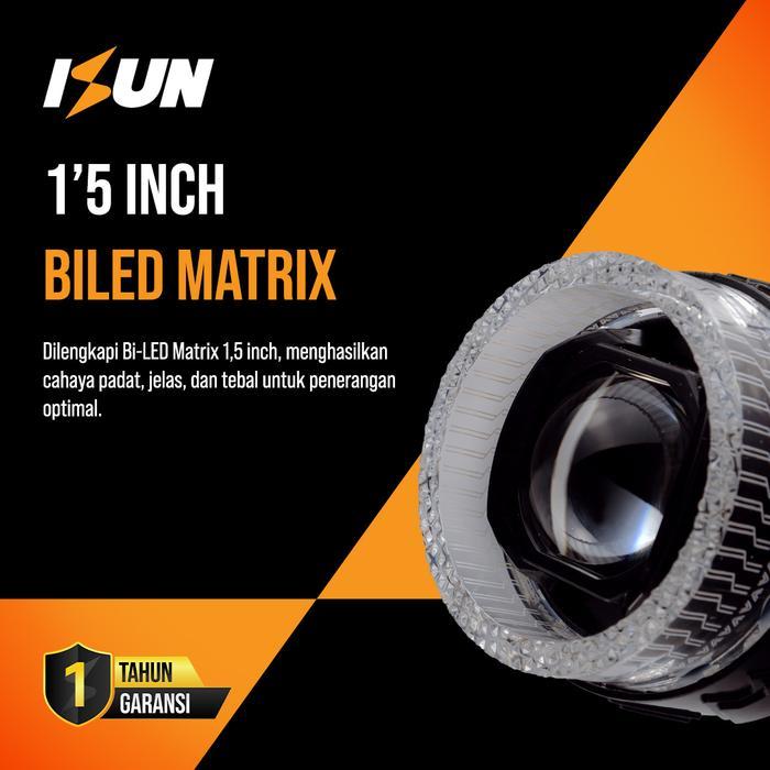 Luminousess// Isun Projie Biled Matrix 3 Inch Isun Biled Mtc D84 Dengan Shroud 5D Demon Eyes