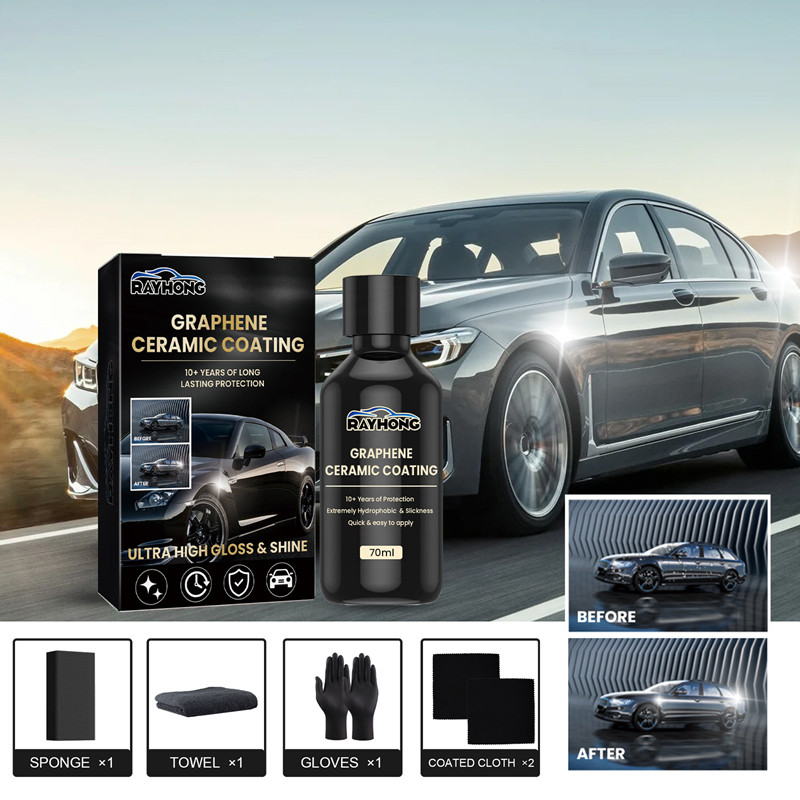 Graphene Ceramic Coating 20H/12H with Self Healing and UV Track Technology Car Detailing
