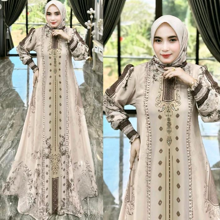 gamis dress set Mufidah series v 03 by matiani fadhion