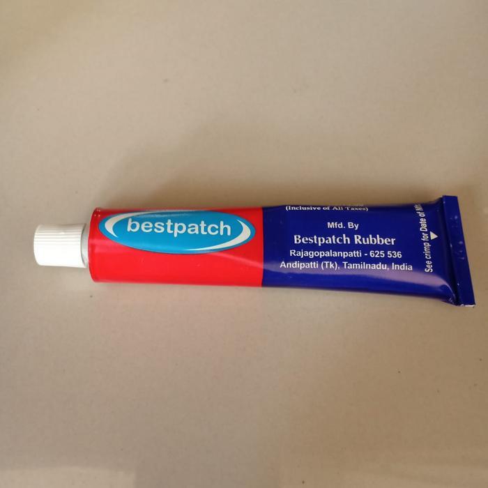 Lem Bestpatch untuk Tambal Ban Tip Top Ban Dalam dan Ban Luar - Best Patch Kemasan Tube 30 ML Car