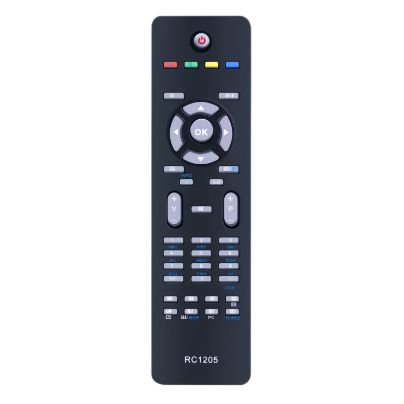 Universal LED LCD TV Remote Control Replacement Compatible with Hitachi RC1205 for Smart Drop