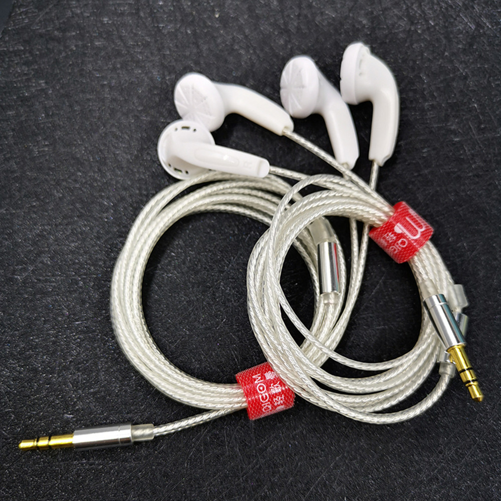 QIGOM White lotus S300 In Ear Earphone 300ohm High Impedance Flat Head Earbud 3.5mm 4.4mm HIFI