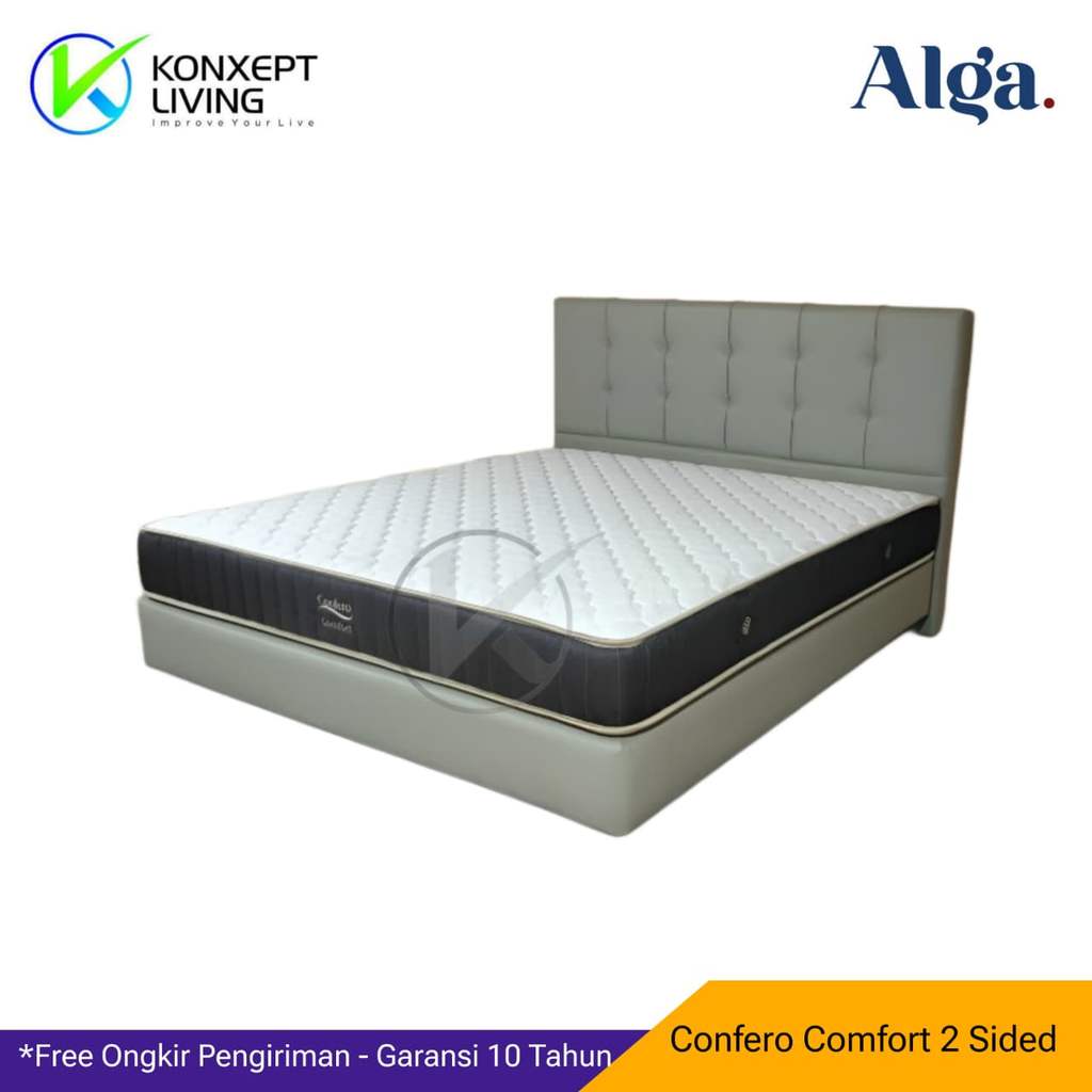Alga Springbed Confero 2 Sided T. 24cm Sandaran Dustin Ukuran 100x200 Fullset