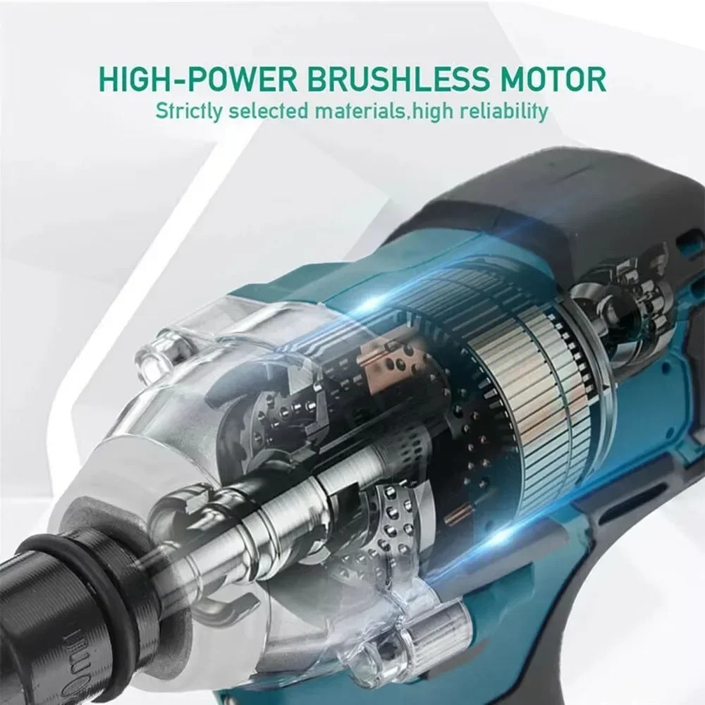 Multifunction Cordless electric impact wrench Electric tool brushless electric wrench hand drill