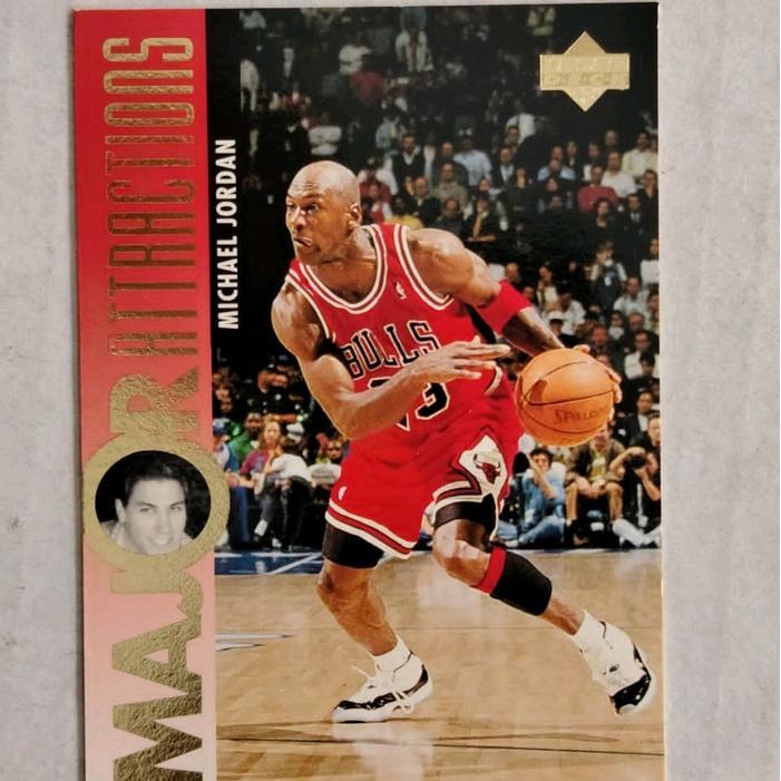 Ada Stok MICHAEL JORDAN #337 UPPER DECK NBA 1995/96, "MA, JORDAN ATTRACTIONS"