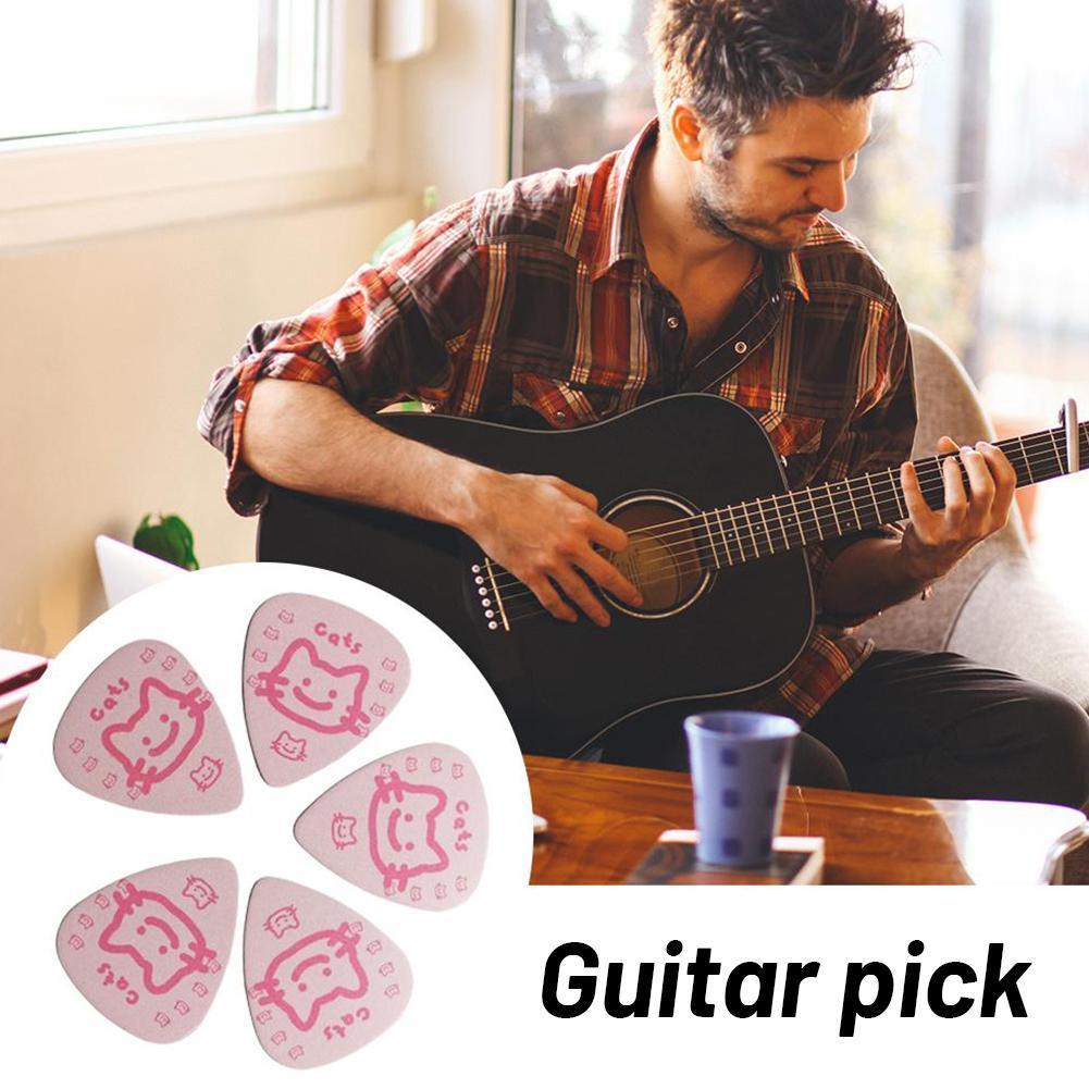 10 Pcs Guitar Pick Cute Kitten Pattern Resin Guitar Accessories Lectrum Picks Picks Guitar Celluloid