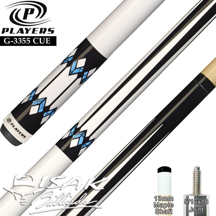 PLAYERS G-3355 POOL CUE - MAPLE BILLIARD STICK STIK BILIAR PLAYER MAIN
