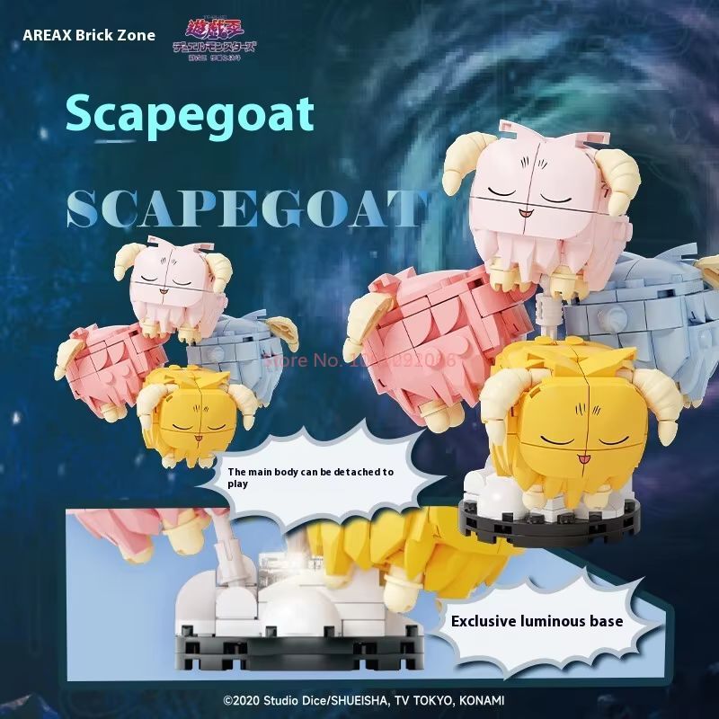 Areax Yugioh Mini Monster Series Building Blocks Blind Box Time Wizard Assembly Model Educational