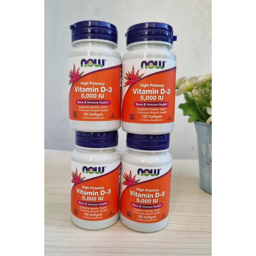 Now Foods Vitamin D3 vit d3 2000 IU 2000IU (120 Softgel)