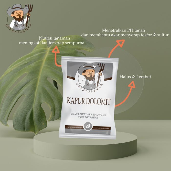 Geek Farmer - Pupuk Kapur Pertanian Dolomit Premium