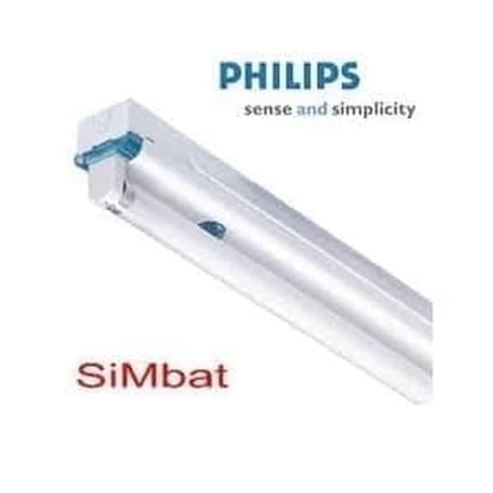 Kap Lampu TL 2 x 18 W Simbat TMS 012 -