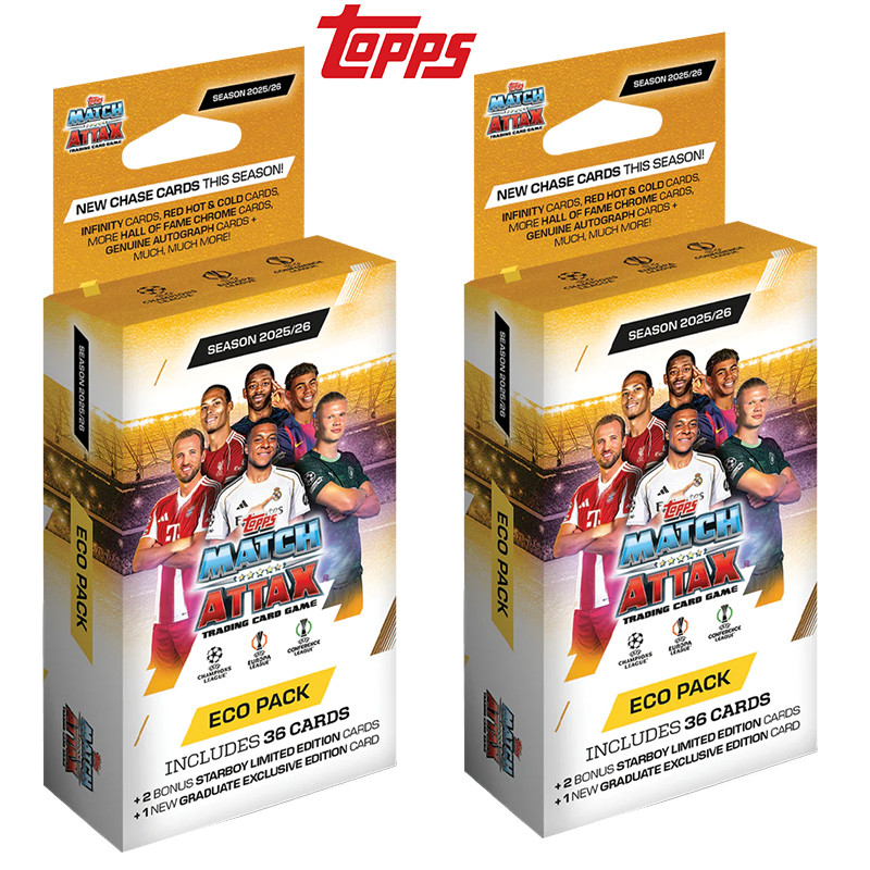 2026 NEW Season Topps UCC Match Attax Eco Pack Trading Collection Card FAST SHIPPING