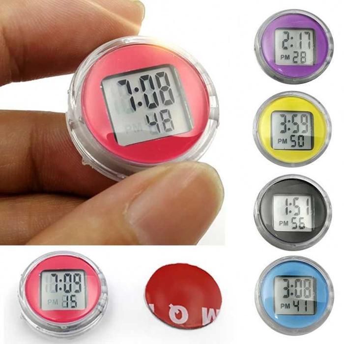 Jam Digital Motor Waterproof Mini IP64 Aksesori Stang & Dashboard