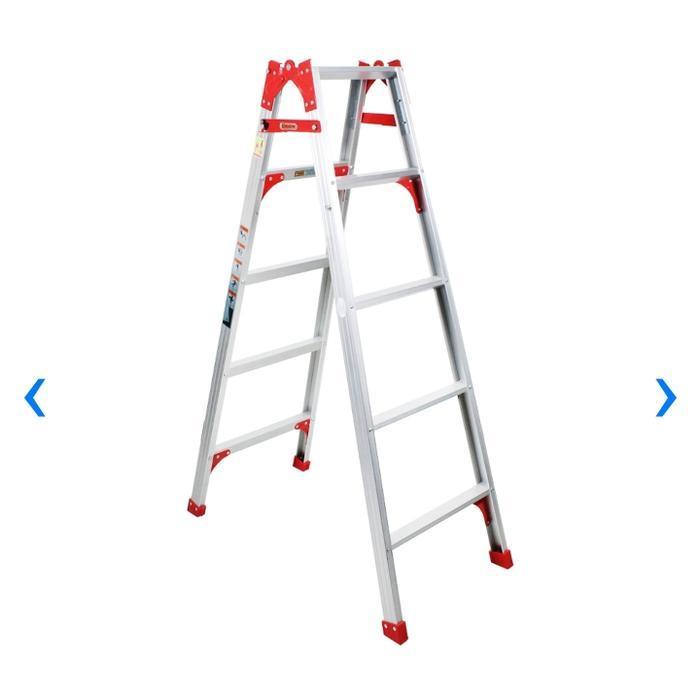 Tangga Lipat Aluminium 5 Step Krisbow BEST SELLER