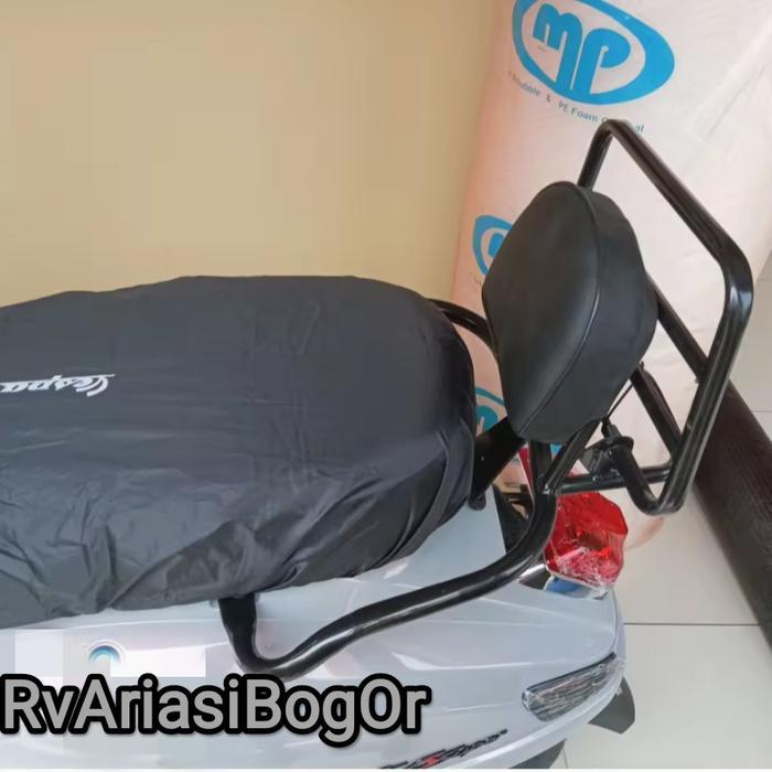 Ready Sandaran jok belakang motor listrik vespa uwinfly td t3 super