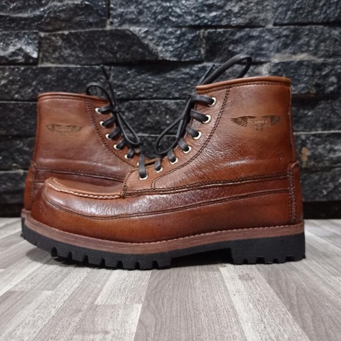Xrider Safety Boots Luxury Vintage Brown - Ranger Outsole
