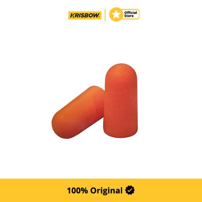 ` Krisbow Set 200 Pasang Earplug Busa Polyurethane