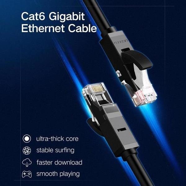 NEW PRODUK UGREEN KABEL LAN CAT 8 ETHERNET INTERNET MODEM RJ45 CAT8 GIGABIT CAT 7 CAT 6 5METER