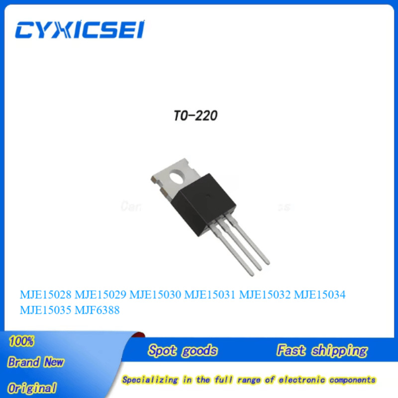 50pieces MJE15028 MJE15029 MJE15030 MJE15031 MJE15032 MJE15034 MJE15035 MJF6388 TO-220 MJE