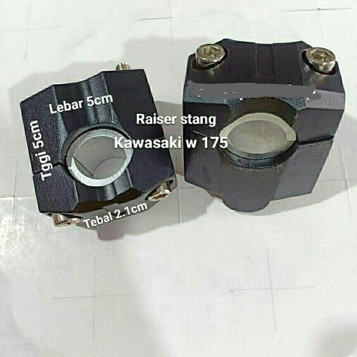Ready raiser stang ori kawasaki w 175/ peninggi stang w175
