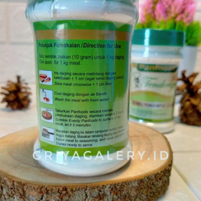 NEW!! Panfoods Pengempuk daging Meat Tenderizer powder getah pepaya 100gr