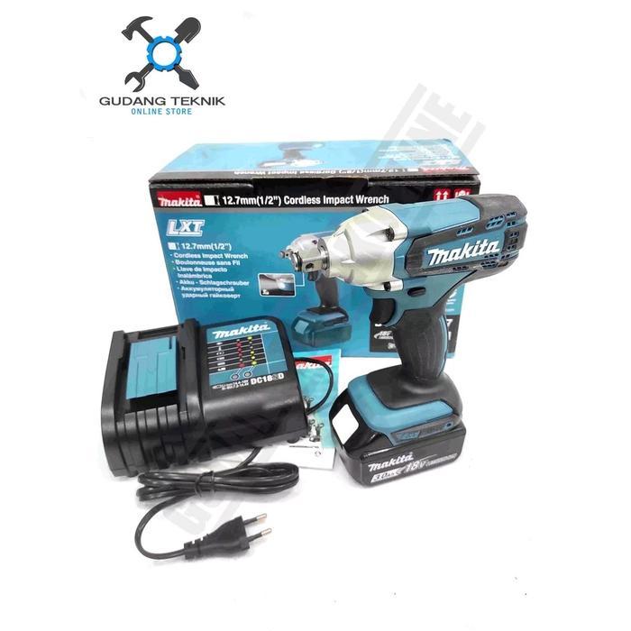 Impact Wrench CORDLESS MAKITA DTW190 SFX7/ Mesin Bor Pembuka Baut Baterai DTW 190-