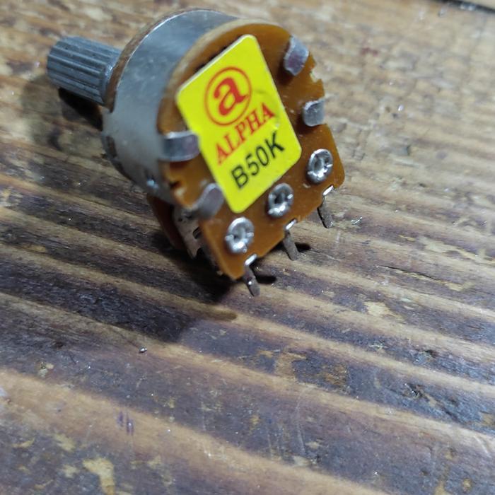 TERMURAH POTENSIO ALPHA B50K STEREO NOS ORIGINAL PROMO