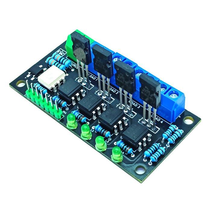 TERMURAH MODULE AC LIGHT DIMMER 4-CHANNEL THYRISTOR TRIAC SPEED CONTROLLER DIMMER 220V AC PROMO