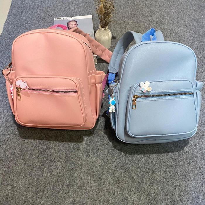 Elizabeth - New Tas Ransel Silvia / Tas Gendong /Tas Ransel Wanita /Tas Ransel Wanita Silver /Tas