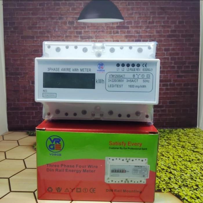 Kwh Meter 3 Phase Digita 3Phase Digital Vorge Ct Xtm1250Sact Via Ct/5A