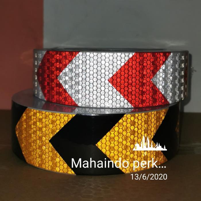 "New" Stiker panah/Sticker reflektor pemantul cahaya motif anak panah
