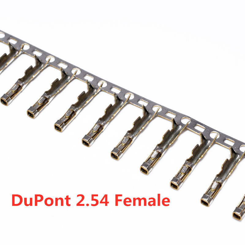 100pcs Dupont Plastic Shell 2.54mm Single /Double Row Dupont Connector