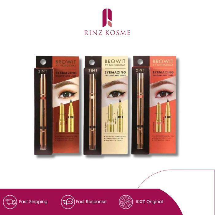 TERLARIS BROWIT by NONGCHAT Eyemazing Shadow and Liner