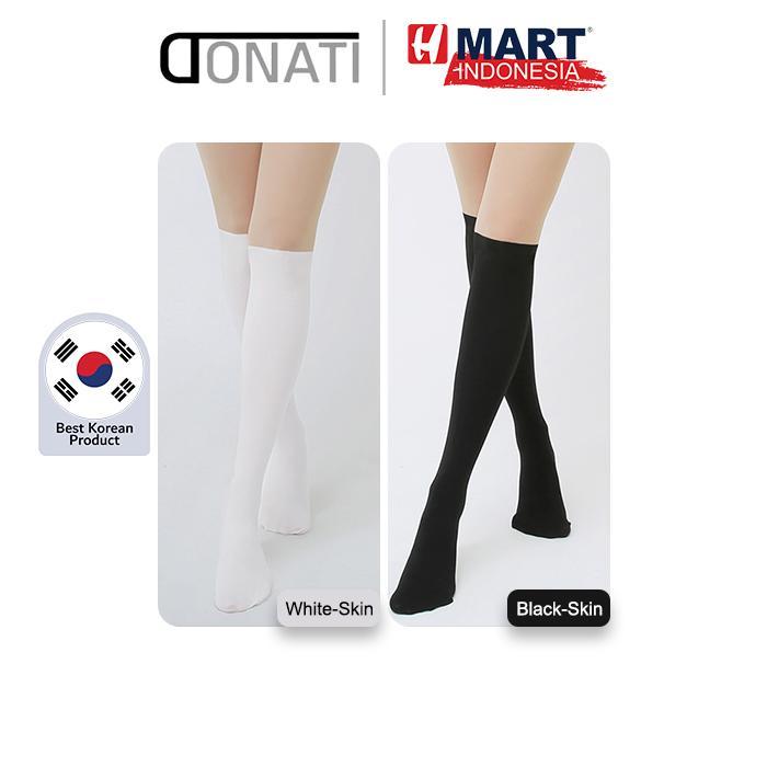 Donati Crotchless Two Tone Golf Stocking Plain 15D 80D Non Slip - Stocking Golf Wanita