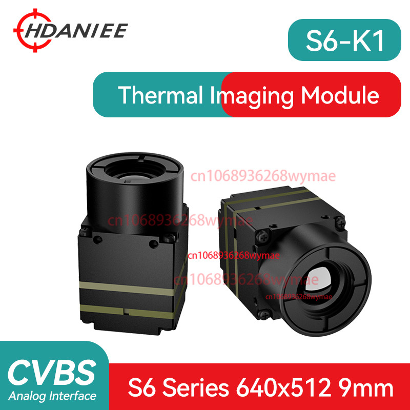 S6 series Two types Mini Thermal Camera 640*512 with CVBS Interface 9MM Micro Thermal Imager Camera