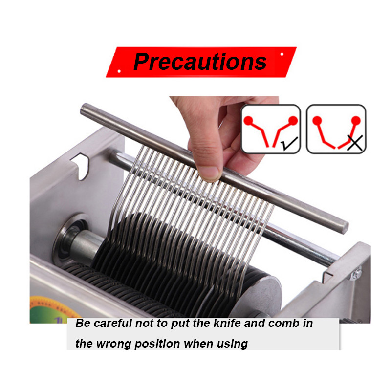 Electric Meat Slicer Automatic Slicer Multifunctional Stainless Shred Slicer Cutter Meat Fish