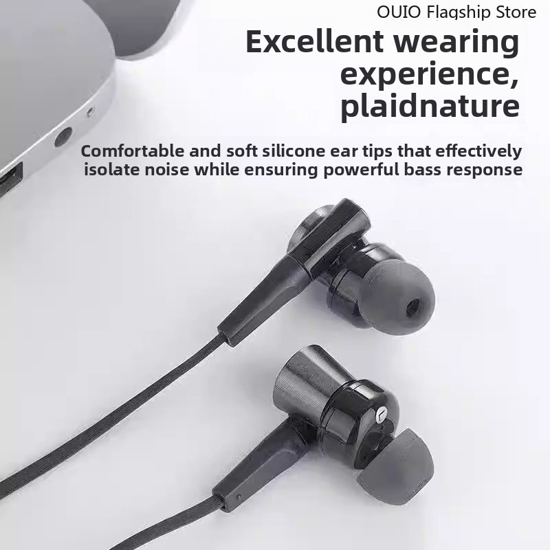 OUIO For Sony MDR-XB55AP/XB75AP In-Ear Headphones Wired Noise Reduction Subwoofer [Audio