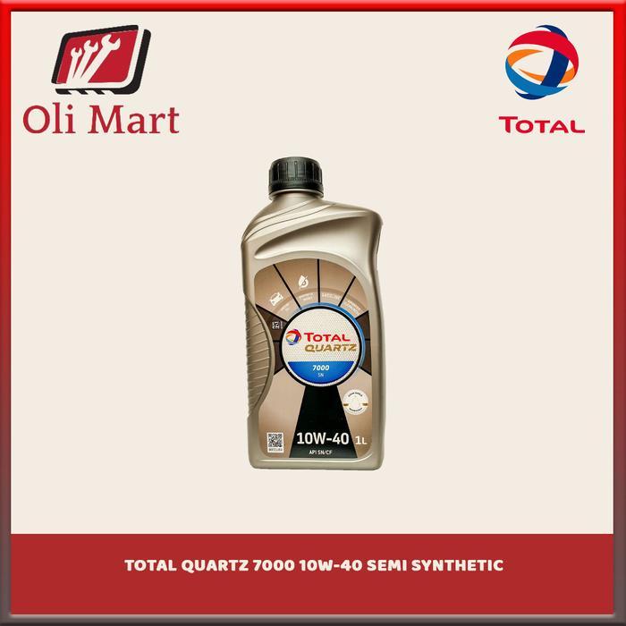 NEW - OLI TOTAL QUARTZ 7000/OLI TOTAL 10W40/OLI MESIN TOTAL QUARTZ
