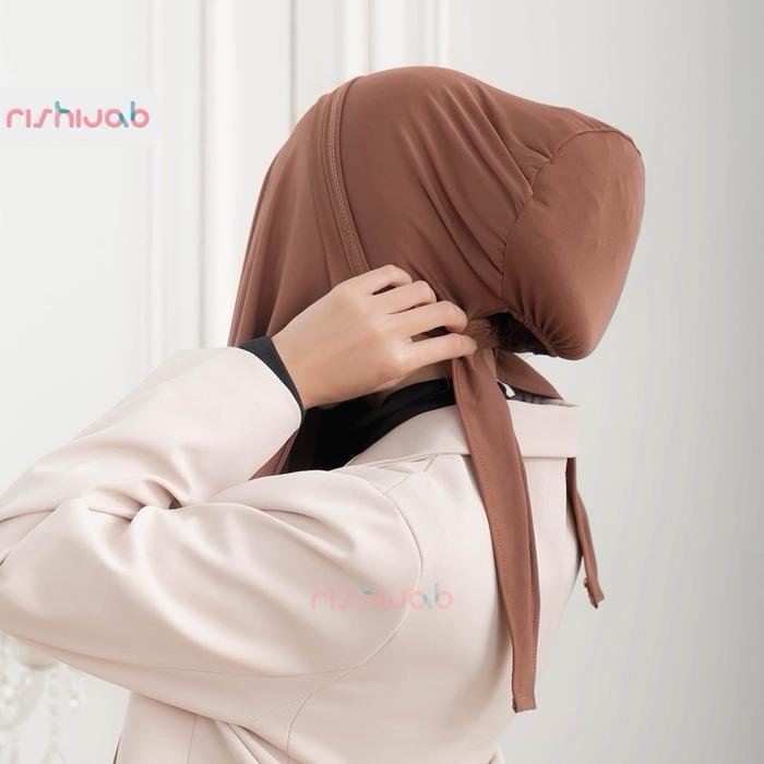 TERBATAS RIS HIJAB - SEGITIGA ZAINARA Segitiga Instan Inner Jersey Tali Daily Hijab Instan