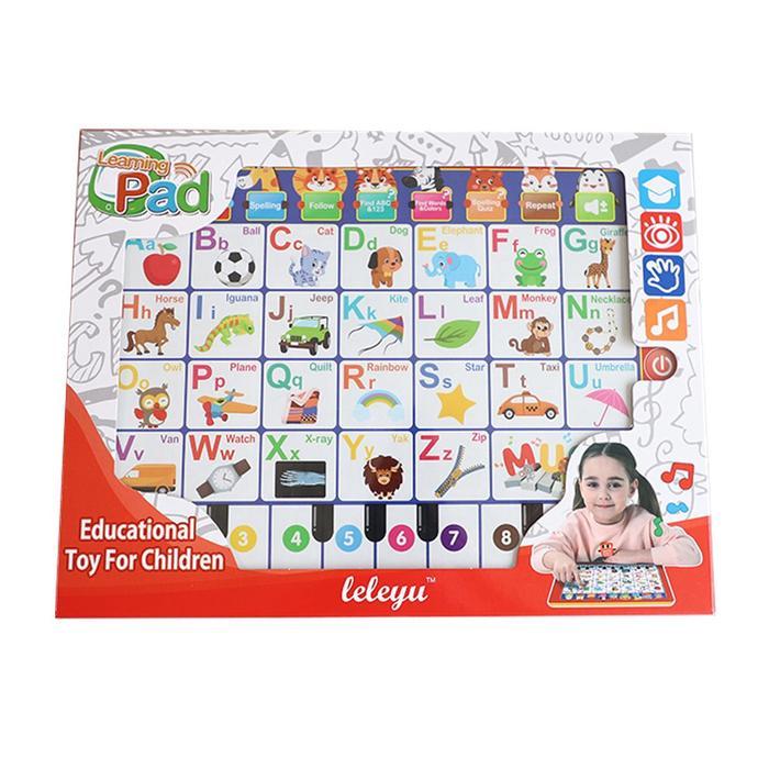 Mainan Edukasi Anak Tablet Digital Suara Bahasa Inggris dengan Game Kuis Kata