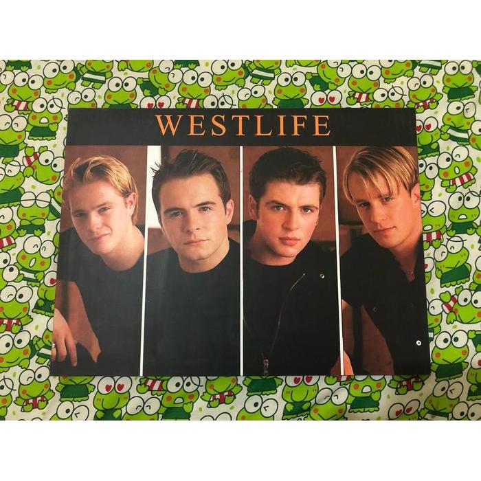BERKUALITAS Westlife Poster Kayu Band Musik Dekorasi Pajangan Rumah Wall Decor