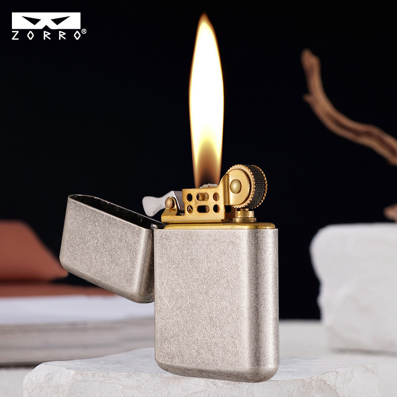 Z790 ZORRO 3rd Generation Brass Carving Phoenix Nirvana Retro Windproof Lighter High-end Classic