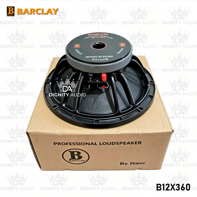 Komponen Speaker 12 Inch BARCLAY B12X360 | B 12X360 By Huper 700 Watt ORIGINAL
