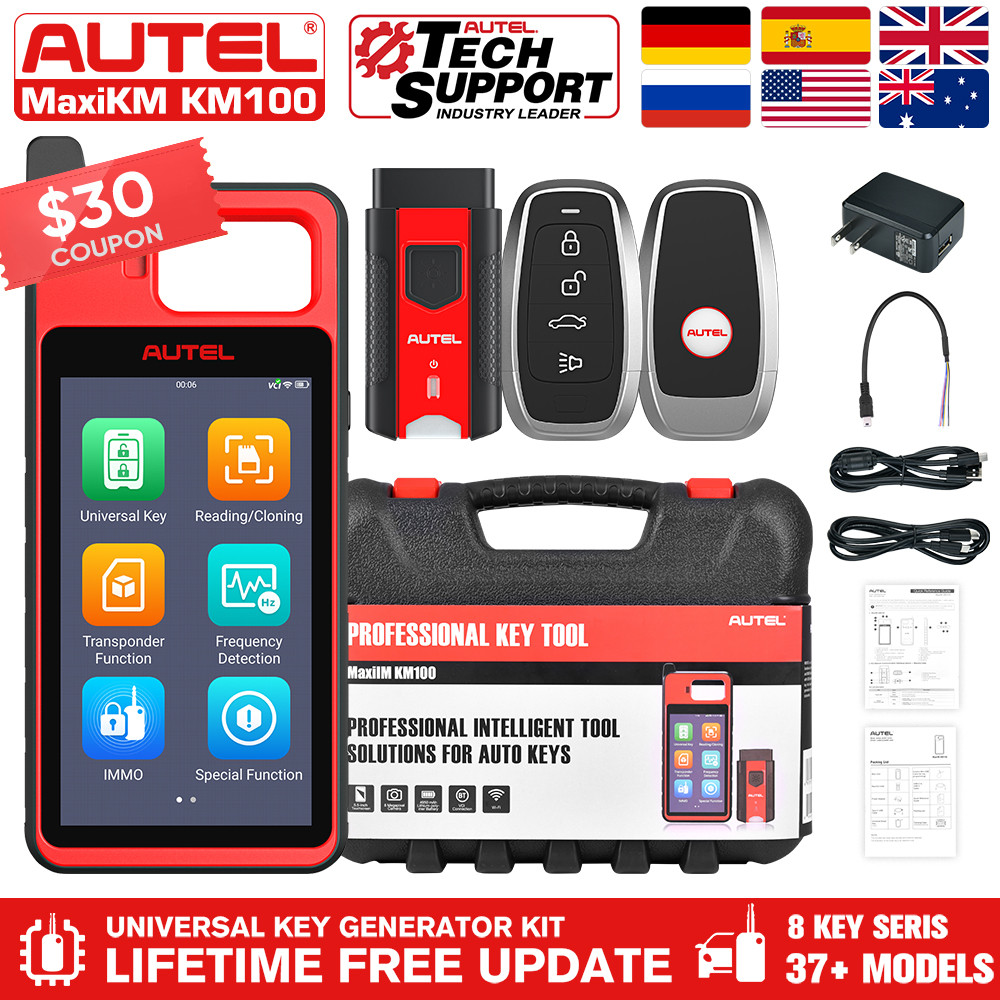 Newest Autel MaxiIM KM100 Universal Key Generator Kit Lifetime Free