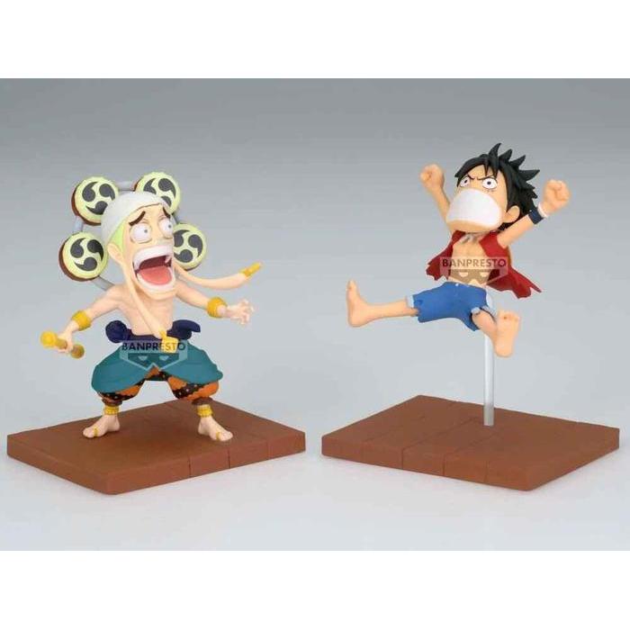 HOT SALE ONE PIECE WCF LOG MONKEY D LUFFY & ENEL 89838 TERMURAH
