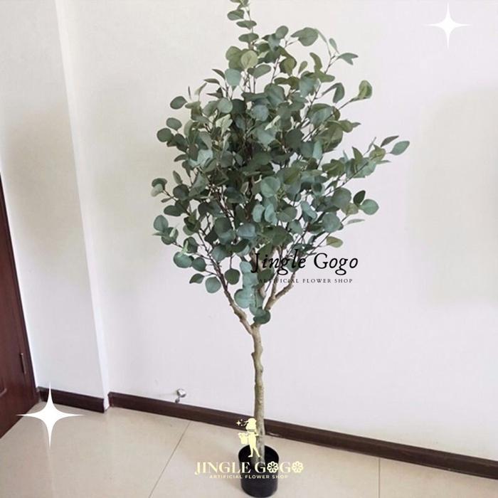 Pohon Artificial Tinggi - Pohon Olive Artificial - Pohon Plastik Besar Sudut Rumah - Pohon Pisang