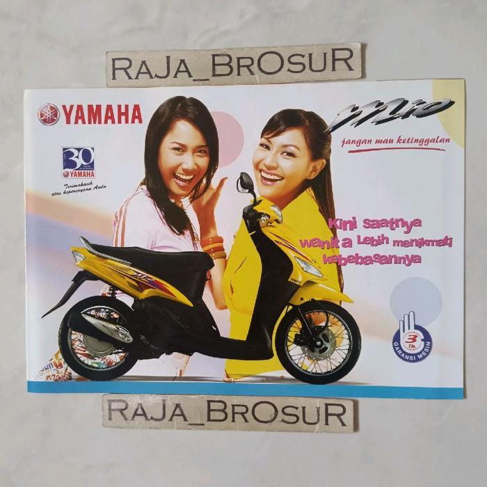 Poster brosur katalog leaflet Yamaha Mio Sporty 5TL 2003-2004