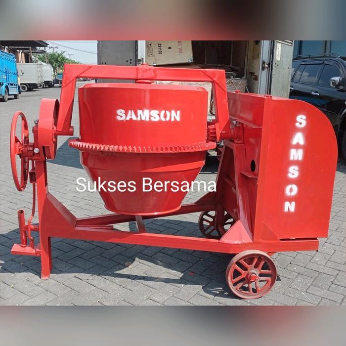 Molen Cor Beton Semen Samson 50kg+Diesel R180(8Hp) - Molen